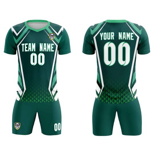 Custom Aqua Abstract Breathable Soccer Tops/Sets Jersey