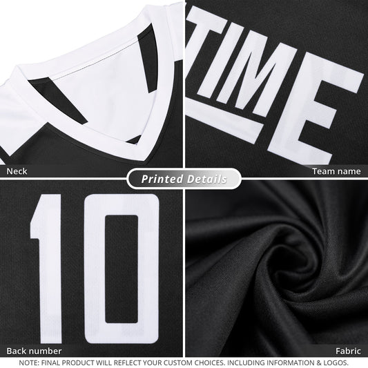Custom Black White Reversible Tops Basketball Jersey | Custom Reversible Basketball Jerseys with Numbers